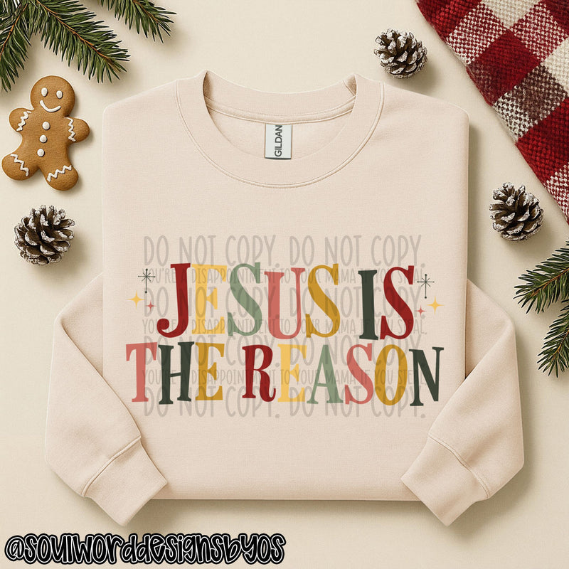 Vintage Jesus Is The Reason - DIGITAL DOWNLOAD
