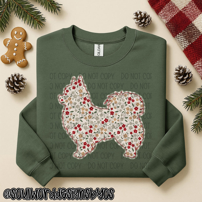 Christmas Faux Quilted Dogs Round 1 - DIGITAL DOWNLOAD