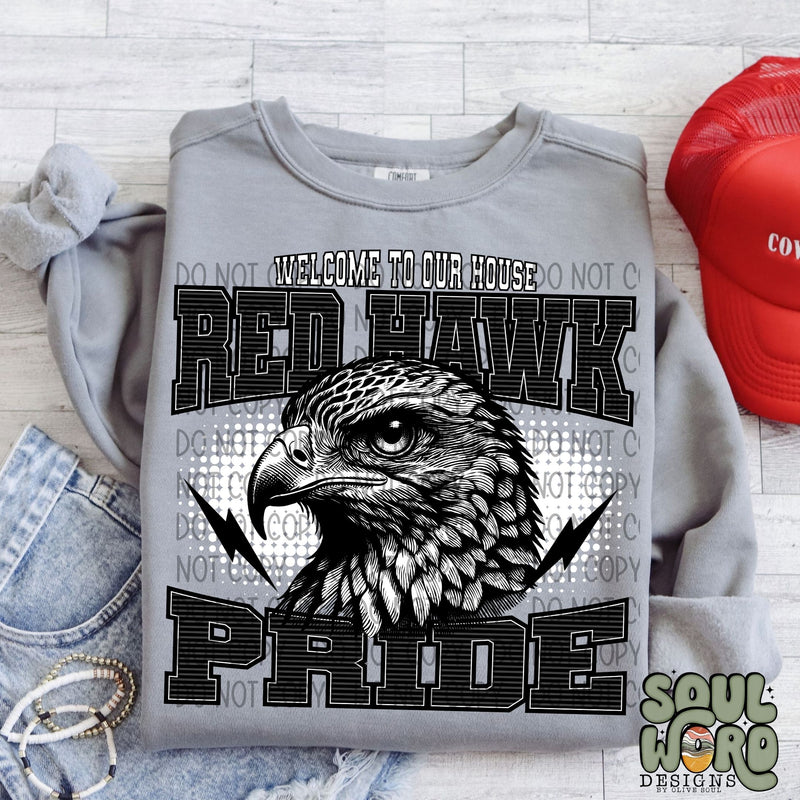 Welcome To Our House Red Hawk (Hawk) Pride - DIGITAL DOWNLOAD