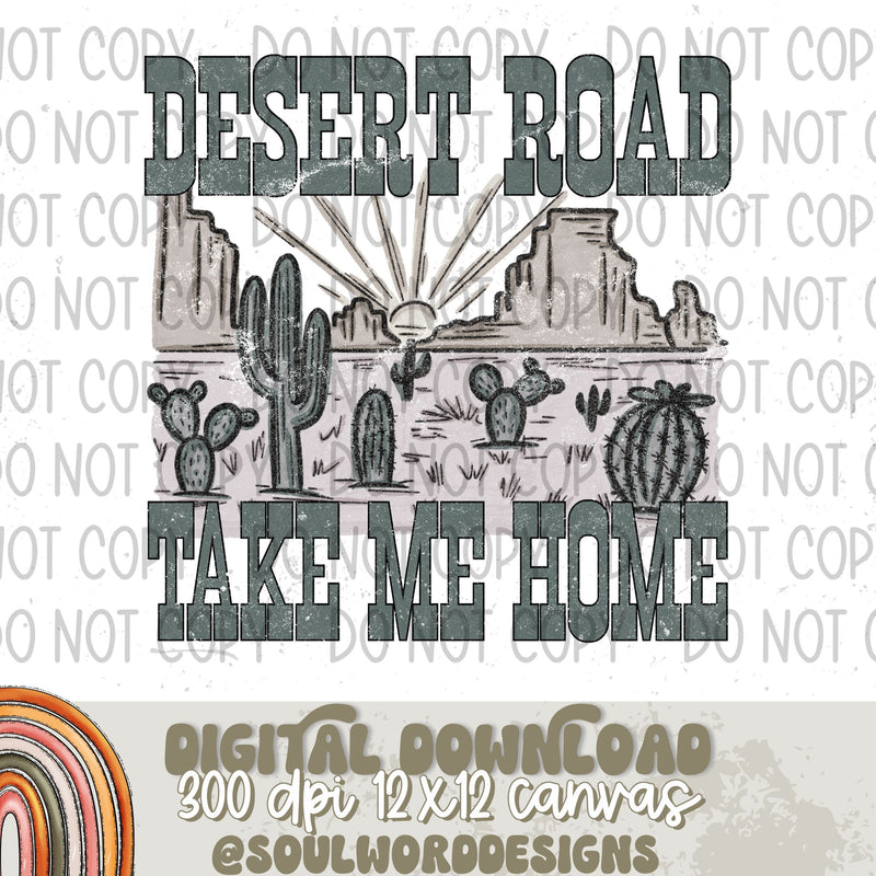 Desert Road Take Me Home - DIGITAL DOWNLOAD