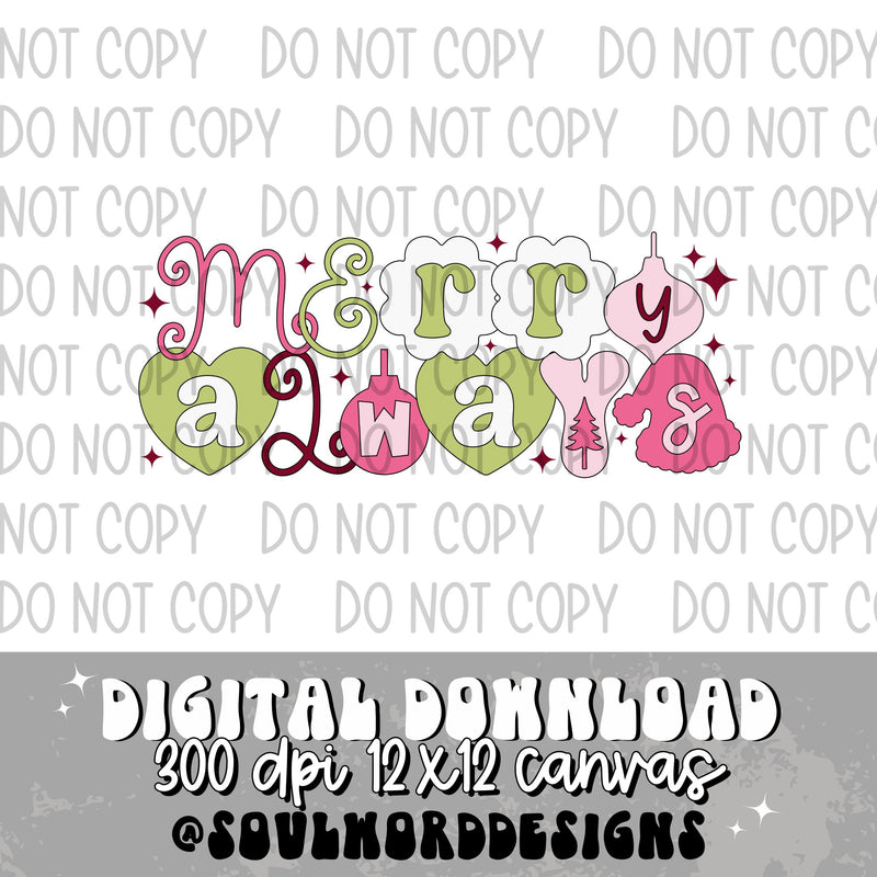 Merry Always Character - DIGITAL DOWNLOAD