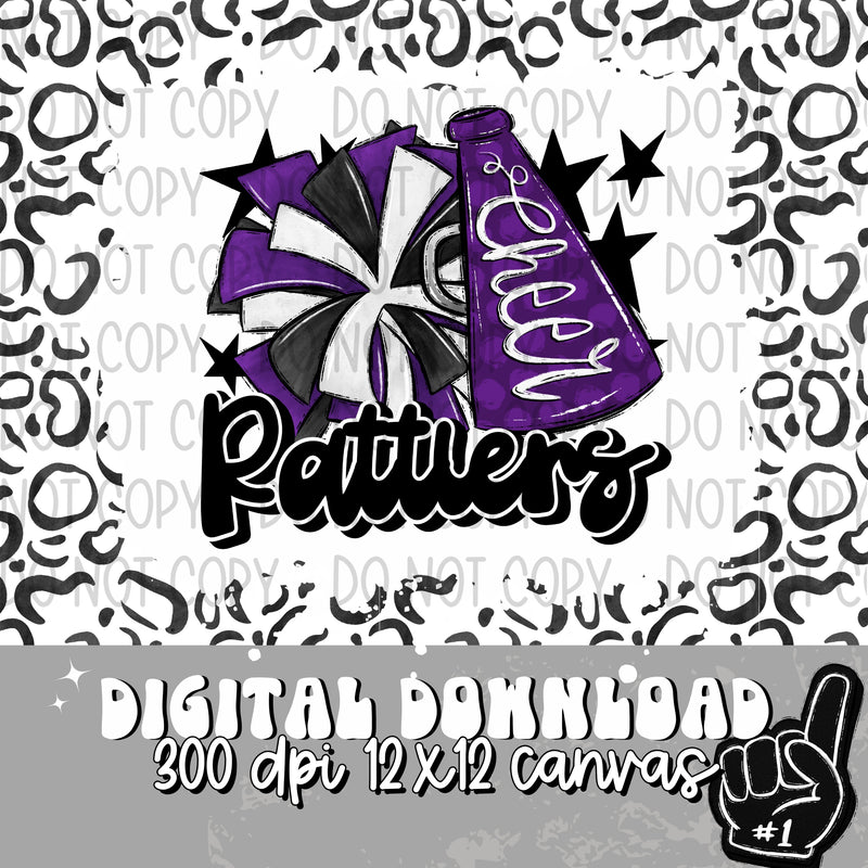 Rattlers Purple Cheer - DIGITAL DOWNLOAD