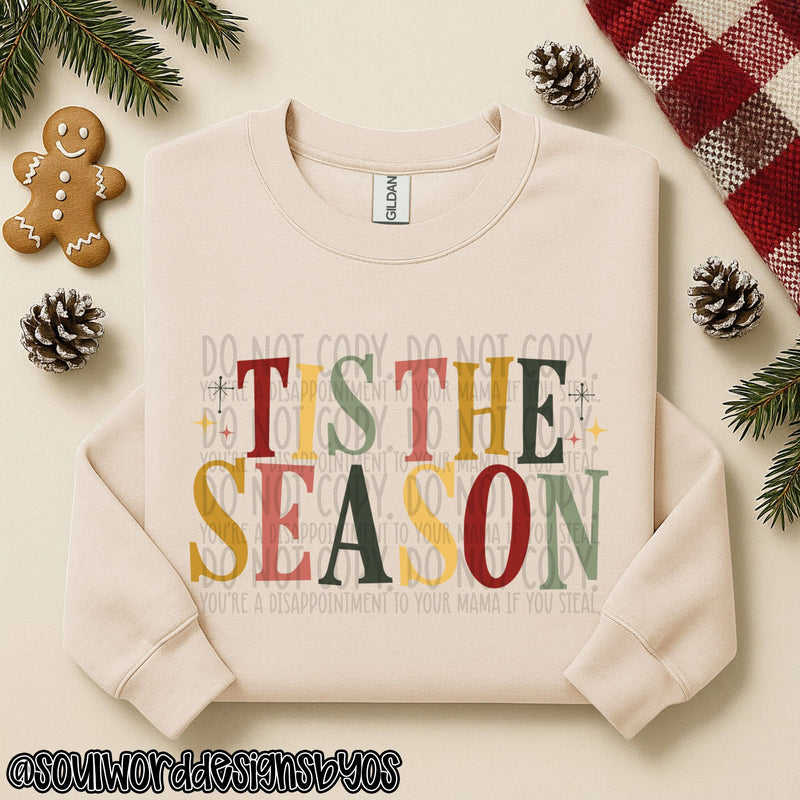 Vintage Tis The Season - DIGITAL DOWNLOAD