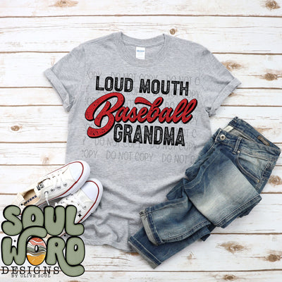 Loud Mouth Baseball Title Variations - DIGITAL DOWNLOAD