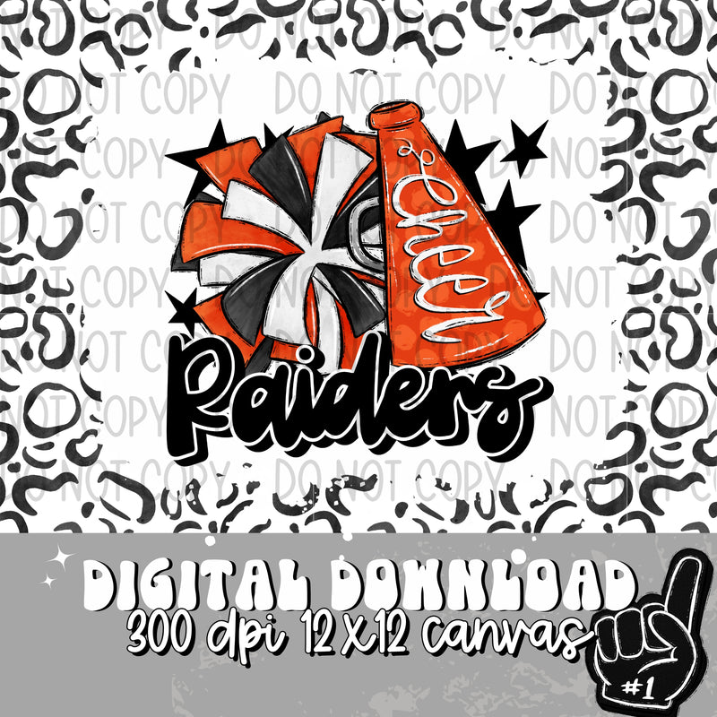 Raiders Orange Cheer - DIGITAL DOWNLOAD