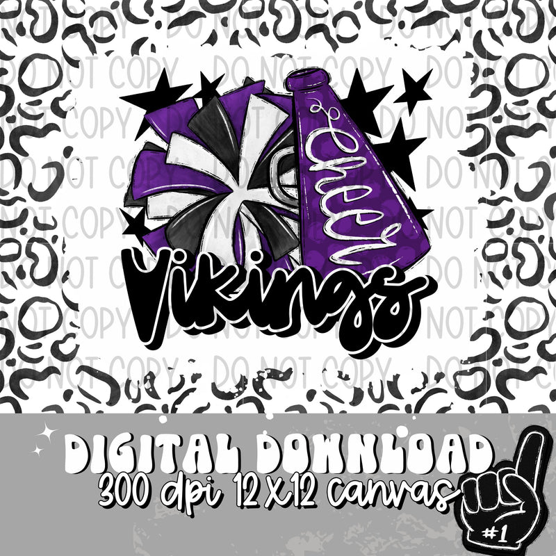 Vikings Purple Cheer - DIGITAL DOWNLOAD