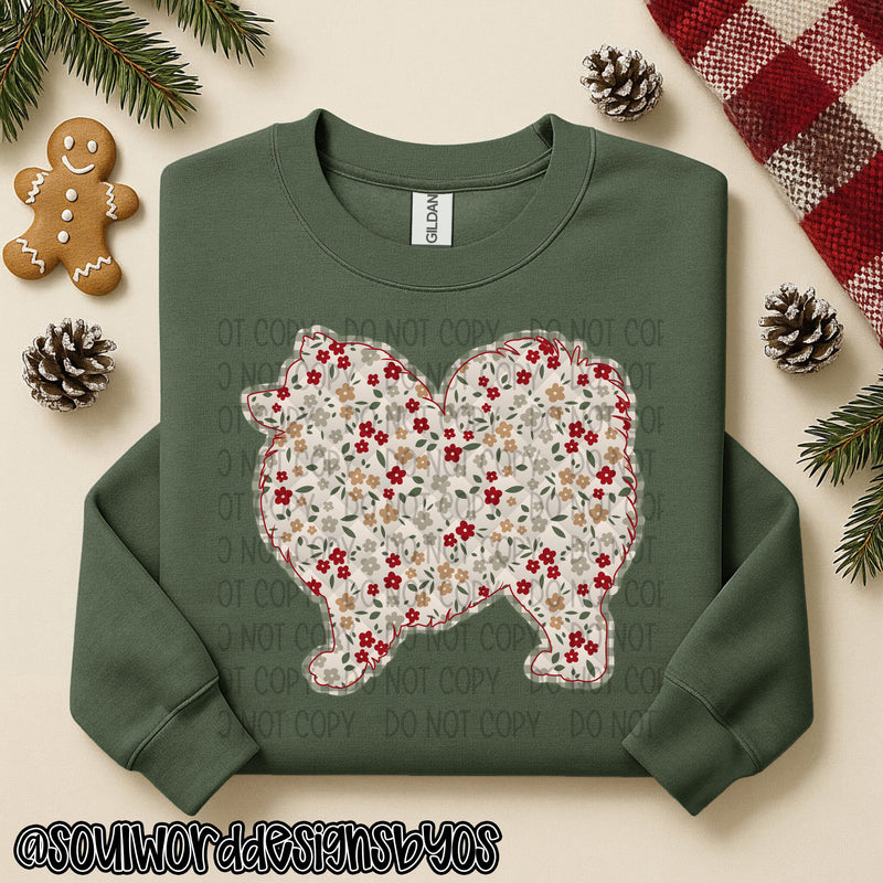 Christmas Faux Quilted Dogs Round 2 - DIGITAL DOWNLOAD