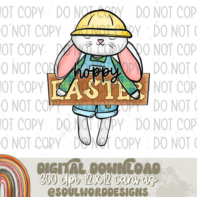 Hoppy Easter Boy Bunny - DIGITAL DOWNLOAD