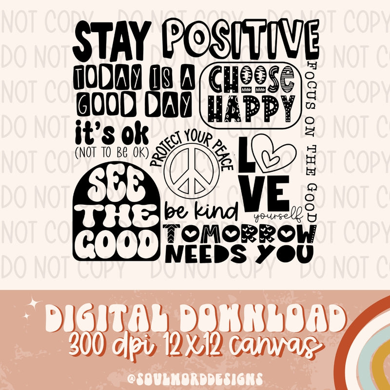 Stay Positive - DIGITAL DOWNLOAD