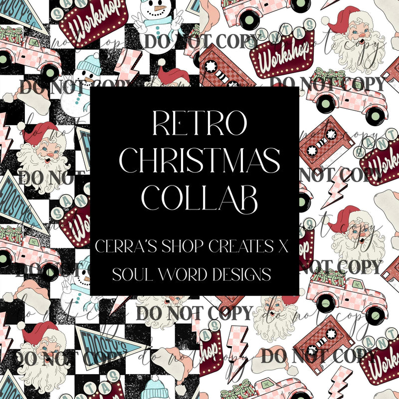 Retro Christmas Bundle Collab Soul Word Designs & Cerra&