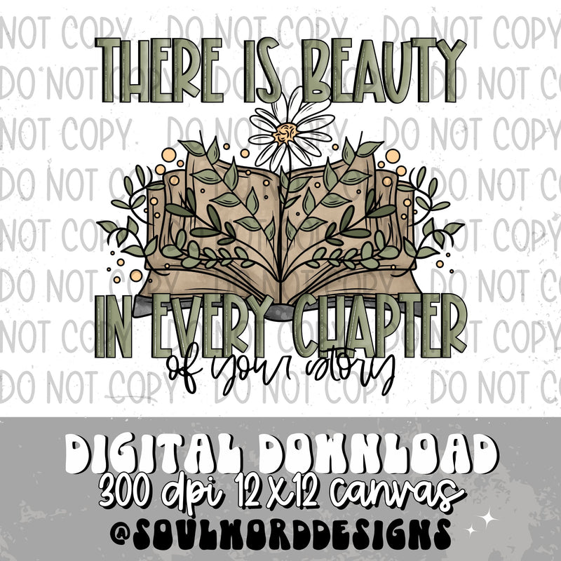 There Is Beauty In Every Chapter - DIGITAL DOWNLOAD