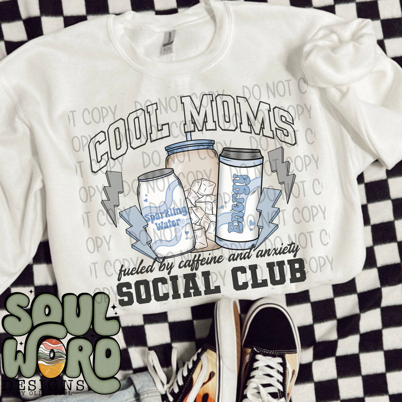 Cool Moms Social Club Blue - DIGITAL DOWNLOAD