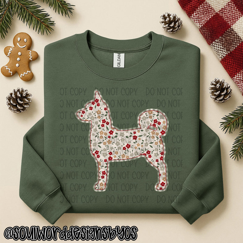 Christmas Faux Quilted Dogs Round 2 - DIGITAL DOWNLOAD