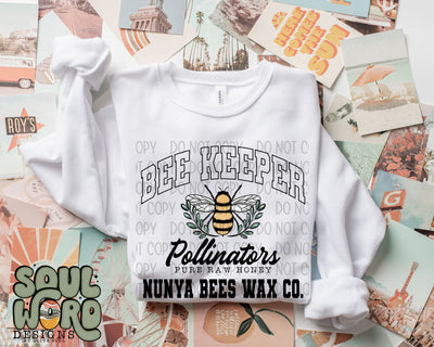 Bee Keeper Nunya Bees Wax Co - DIGITAL DOWNLOAD