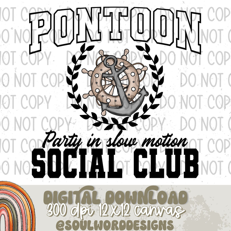 Pontoon Social Club - DIGITAL DOWNLOAD