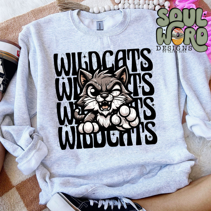 Wildcats Winking Mascot - DIGITAL DOWNLOAD