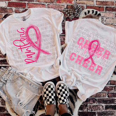 Breast Cancer For A Cure Mascot Bundle - DIGITAL DOWNLOAD