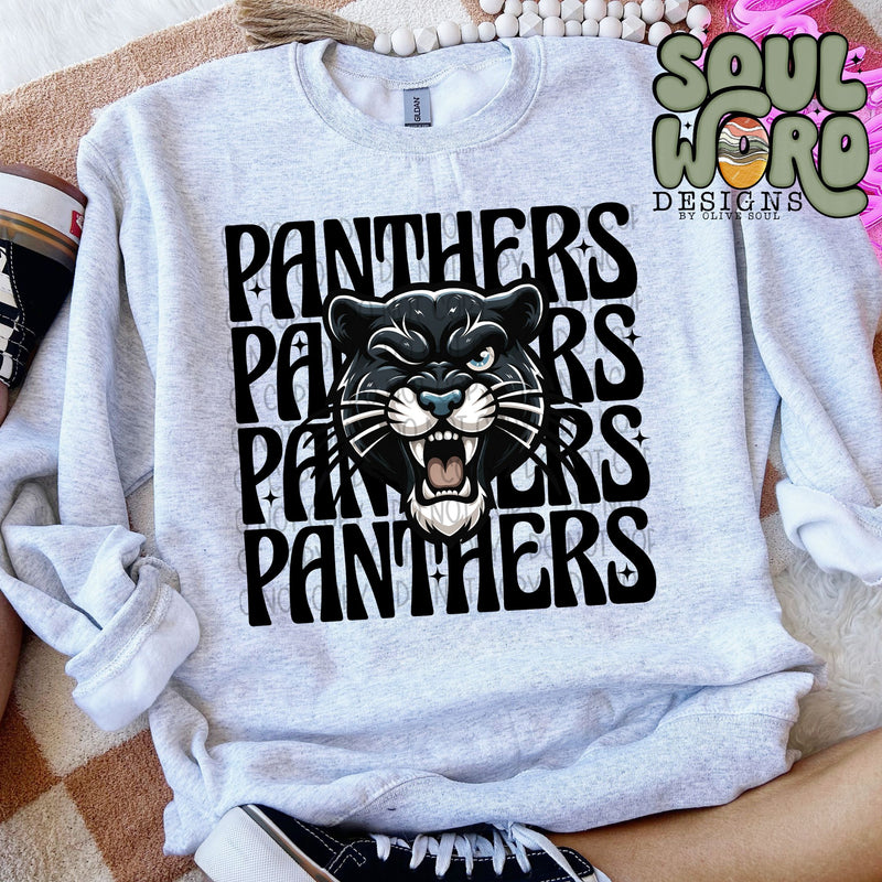 Panthers Winking Mascot - DIGITAL DOWNLOAD