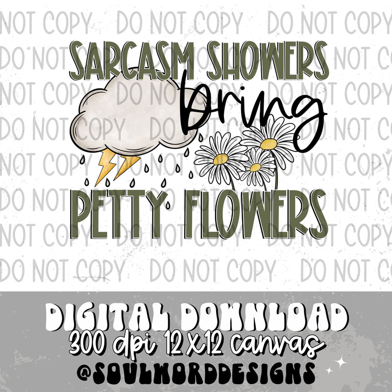 Sarcasm Showers - DIGITAL DOWNLOAD