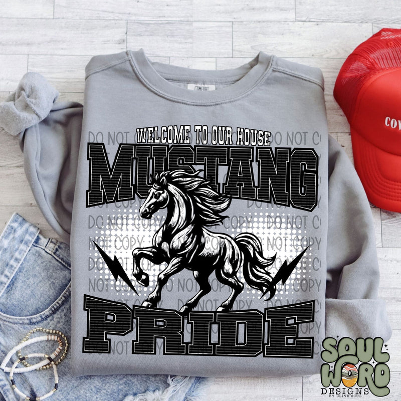 Welcome To Our House Mustang Pride - DIGITAL DOWNLOAD