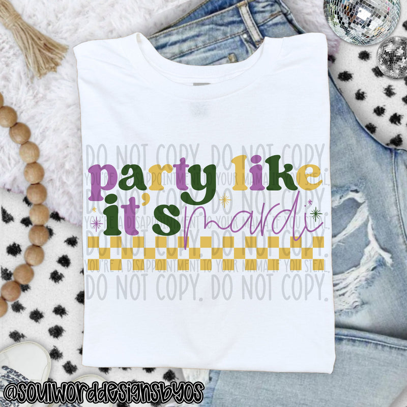 Mardi Party - DIGITAL DOWNLOAD