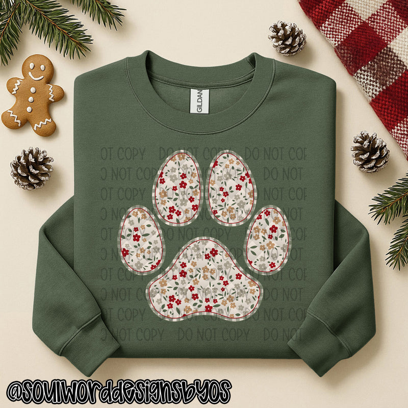 Christmas Faux Quilted Dogs Round 1 - DIGITAL DOWNLOAD