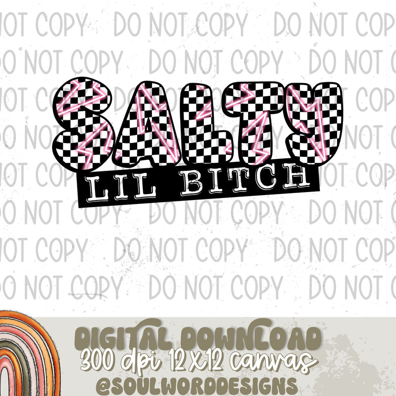 Salty Lil B*tch Checker Bolts - DIGITAL DOWNLOAD