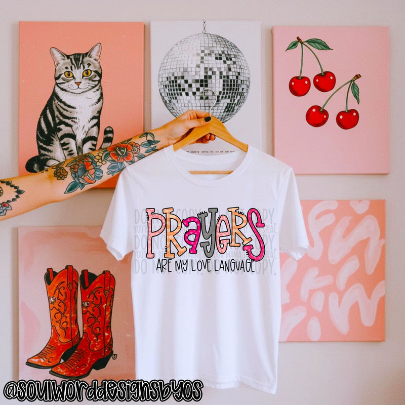 Prayers Are My Love Language Doodle - DIGITAL DOWNLOAD