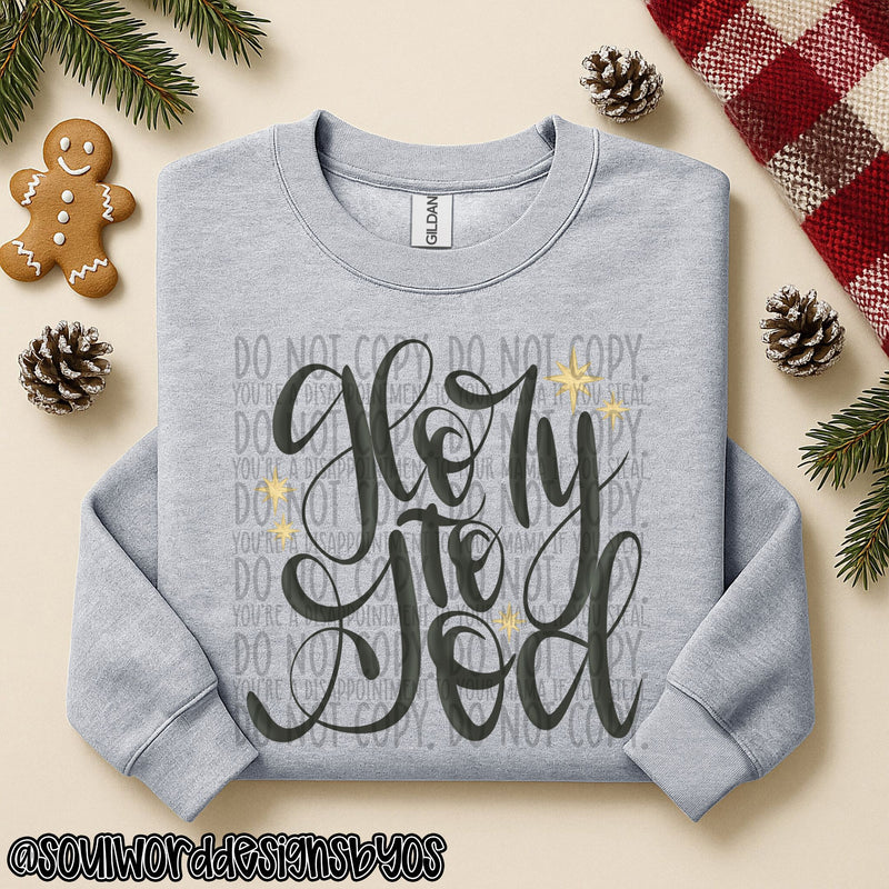 Glory To God Green - DIGITAL DOWNLOAD