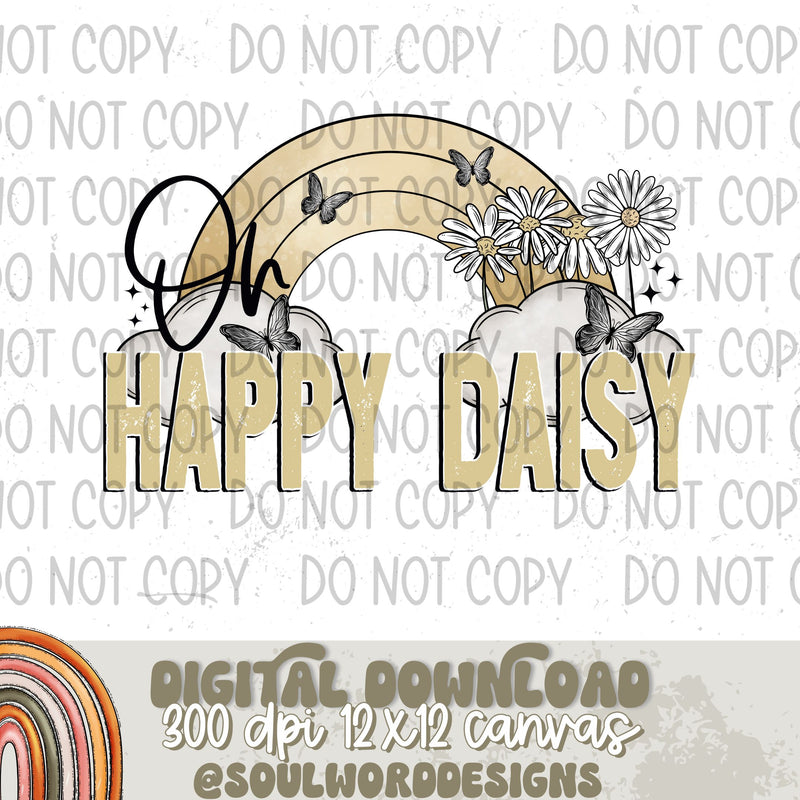 Happy Daisy - DIGITAL DOWNLOAD