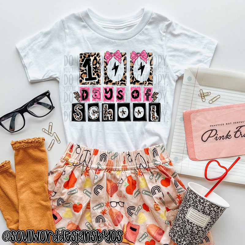 100 Days Of School Pink - DIGITAL DOWNLOAD