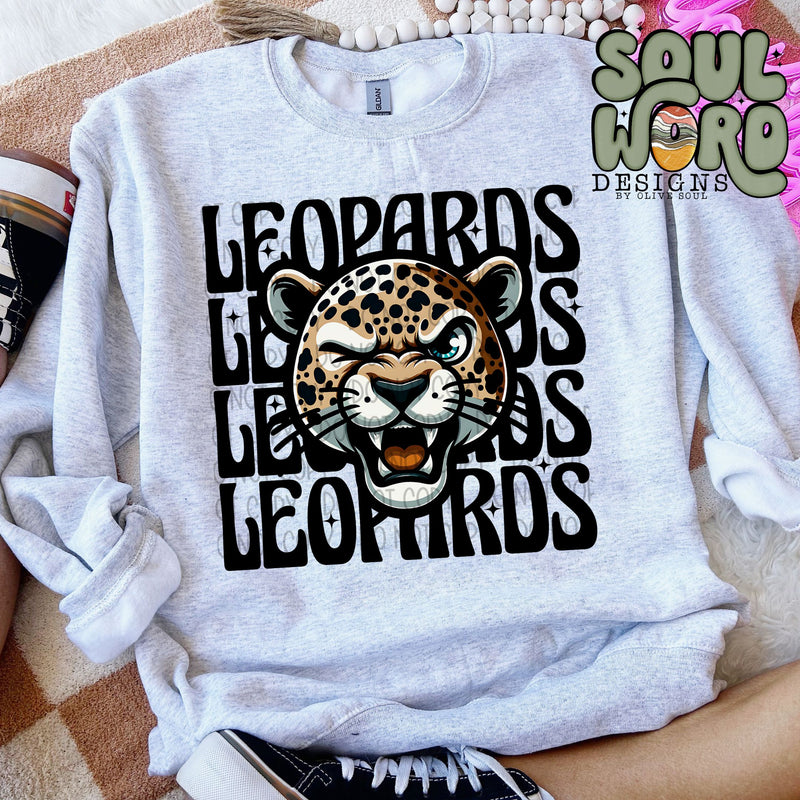 Leopards Winking Mascot - DIGITAL DOWNLOAD