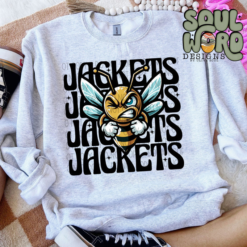 Jackets Winking Mascot - DIGITAL DOWNLOAD