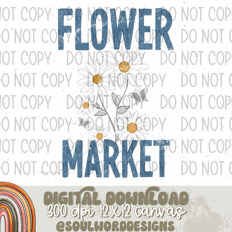 Flower Market - DIGITAL DOWNLOAD