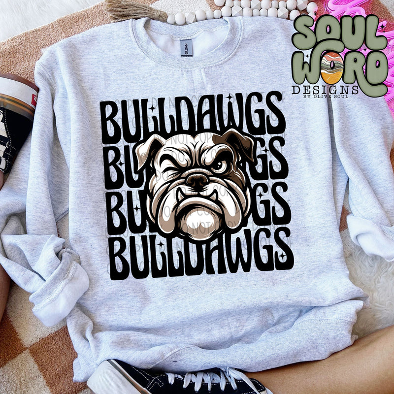 Bulldawgs Winking Mascot - DIGITAL DOWNLOAD