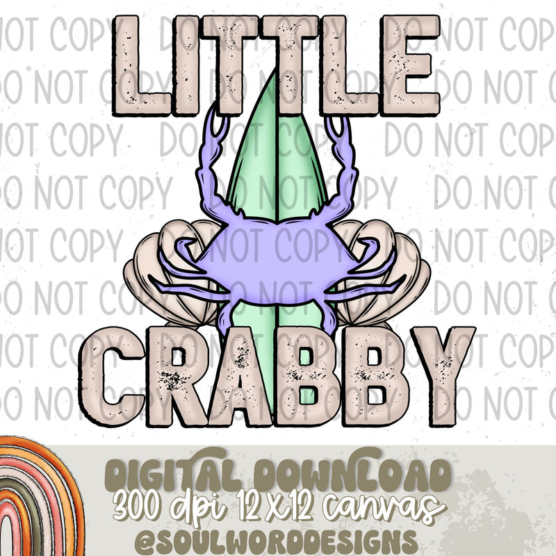 Little Crabby Purple - DIGITAL DOWNLOAD