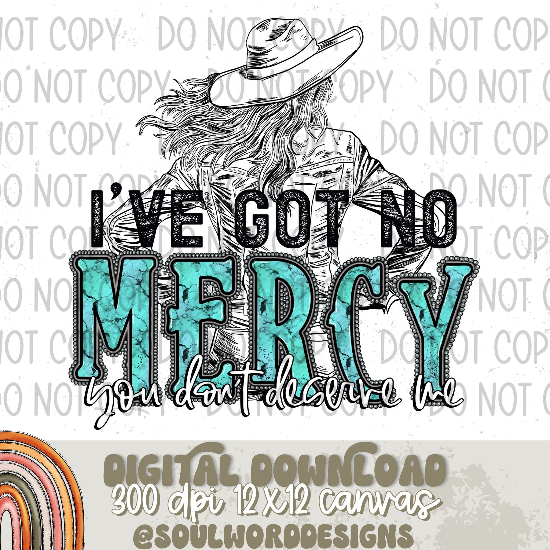 No Mercy Design No Mercy - DIGITAL DOWNLOAD – Olive Soul