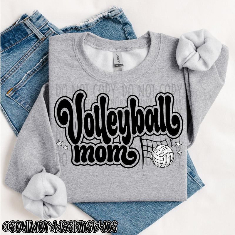 Volleyball Mom Retro - DIGITAL DOWNLOAD