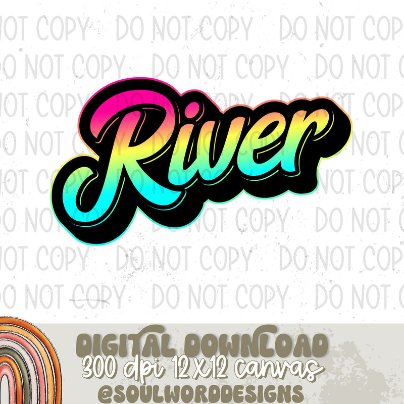 River Neon - DIGITAL DOWNLOAD