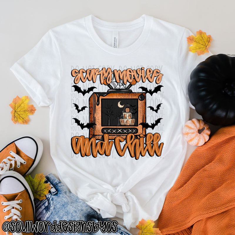 Scary Movies and Chill Doodle - DIGITAL DOWNLOAD