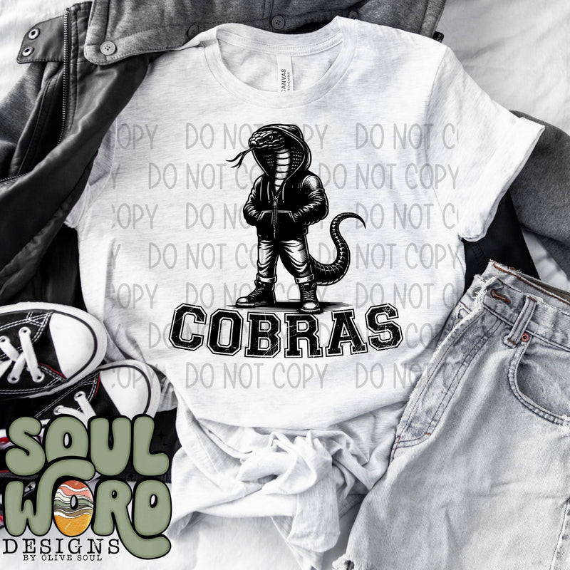 Cobras Cool Mascot - DIGITAL DOWNLOAD