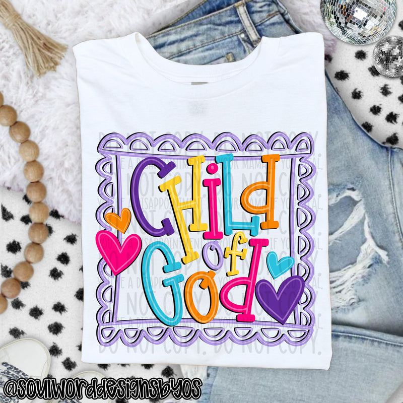 Child Of God Bright Doodle - DIGITAL DOWNLOAD