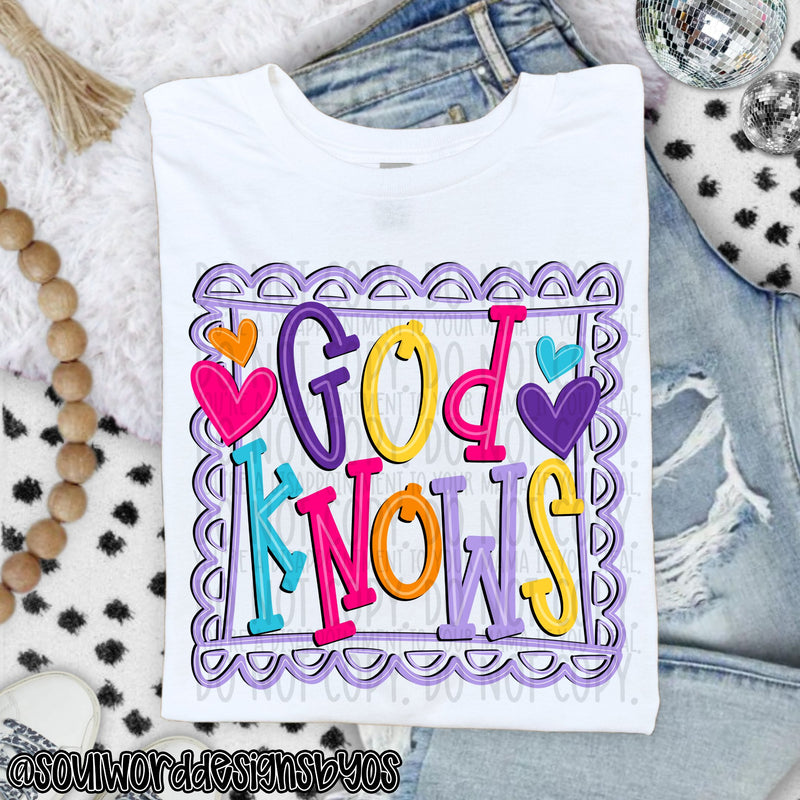 God Knows Bright Doodle - DIGITAL DOWNLOAD