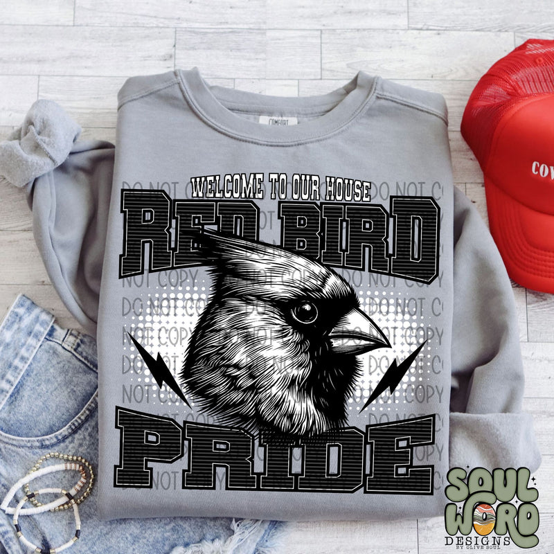 Welcome To Our House Red Bird (Cardinal) Pride - DIGITAL DOWNLOAD