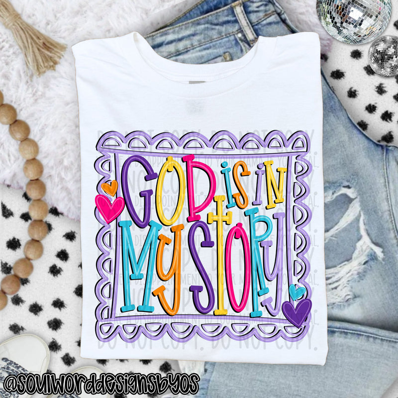 God Is In My Story Bright Doodle - DIGITAL DOWNLOAD