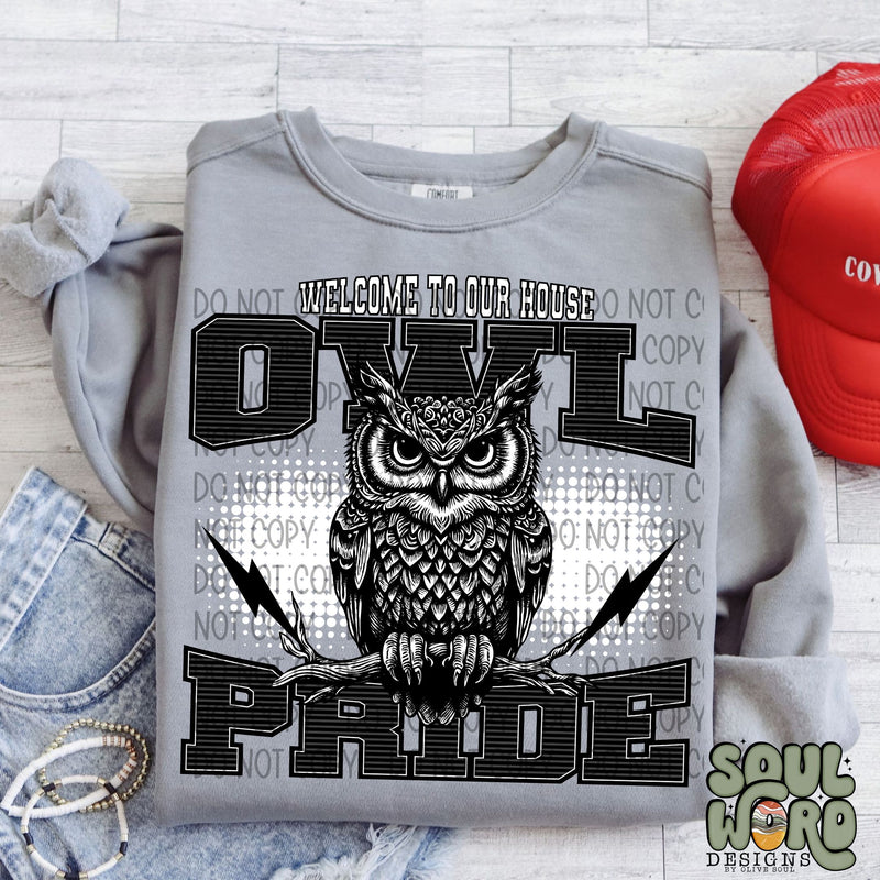 Welcome To Our House Owl Pride - DIGITAL DOWNLOAD