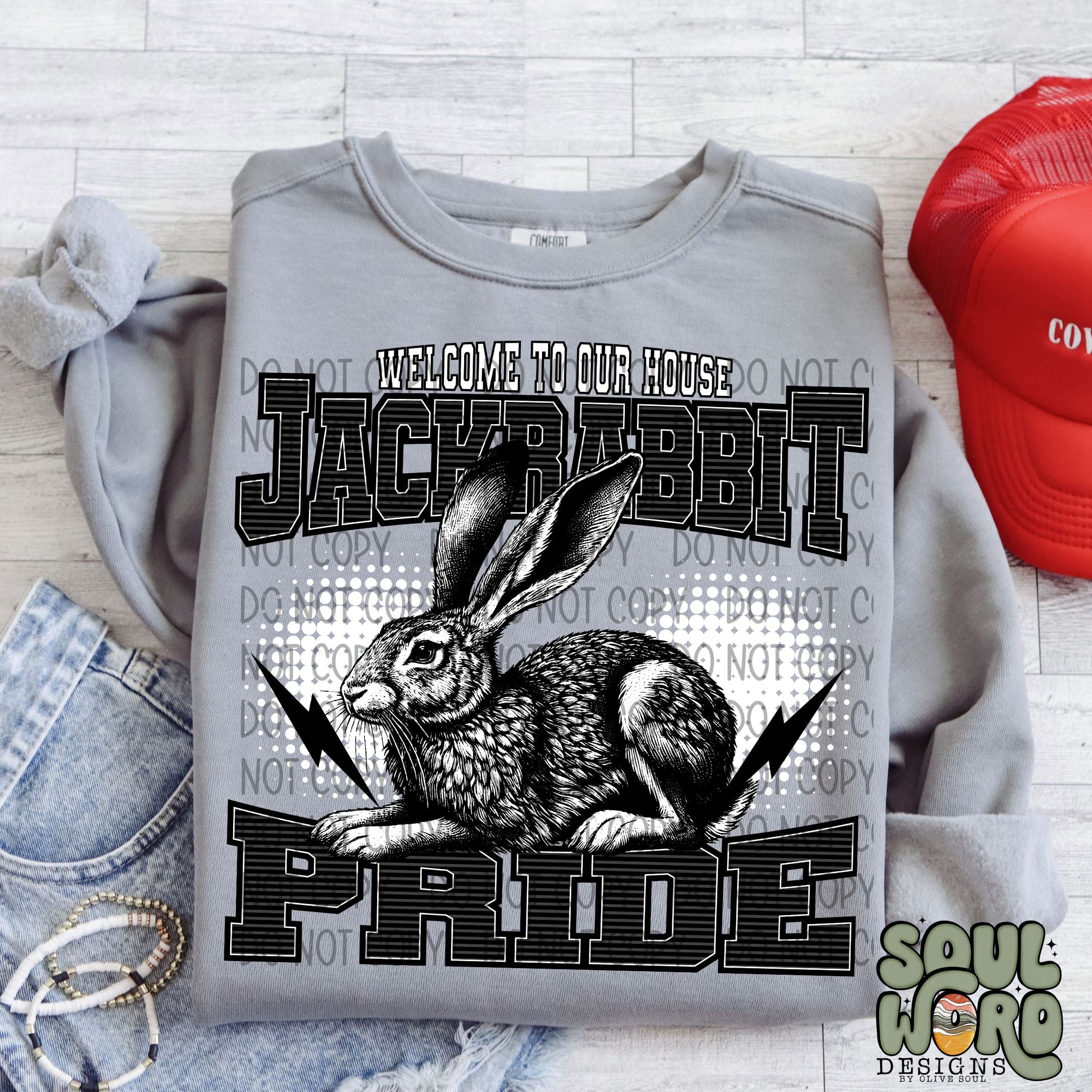 Welcome To Our House Jackrabbit Pride - DIGITAL DOWNLOAD – Olive Soul