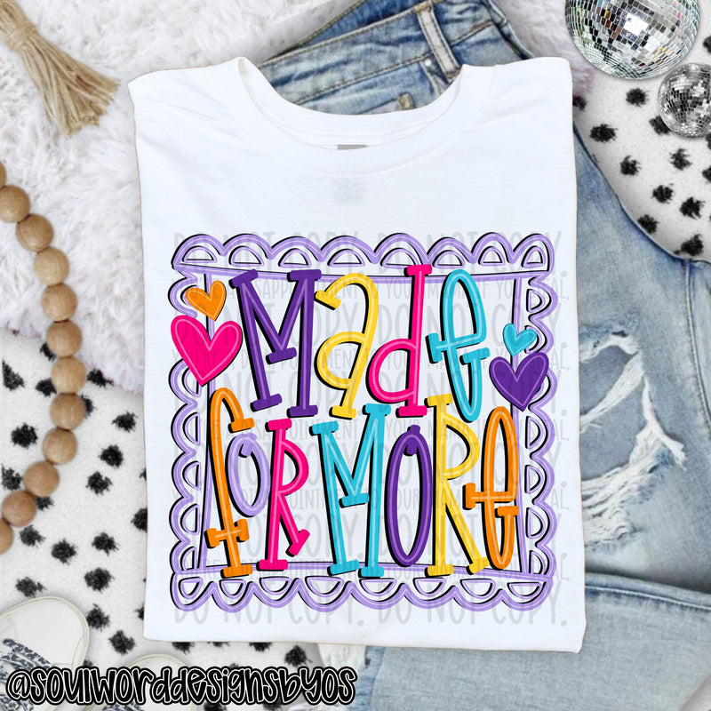 Made For More Bright Doodle - DIGITAL DOWNLOAD