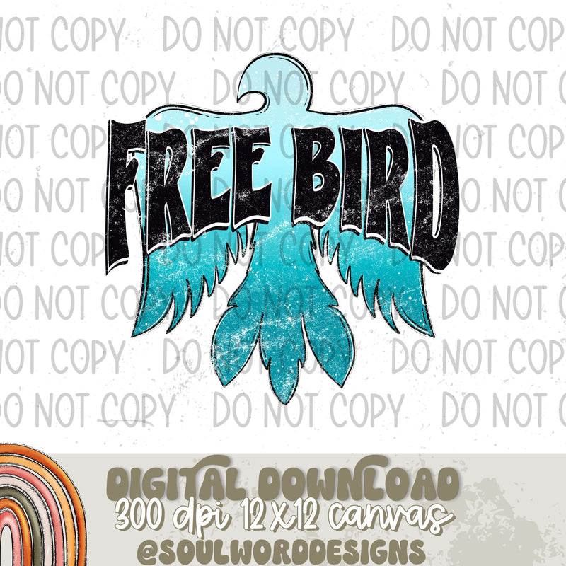 Free Bird Blue - DIGITAL DOWNLOAD