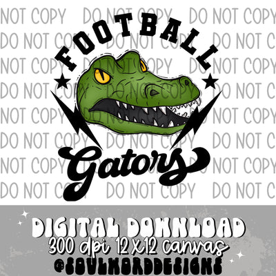 Football Bolts High School Teams - DIGITAL DOWNLOAD